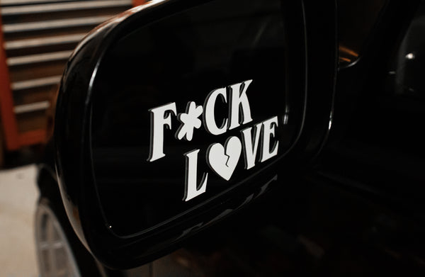 F*CK LOVE DECAL 4"