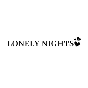 LONELY NIGHTS DECAL 7"